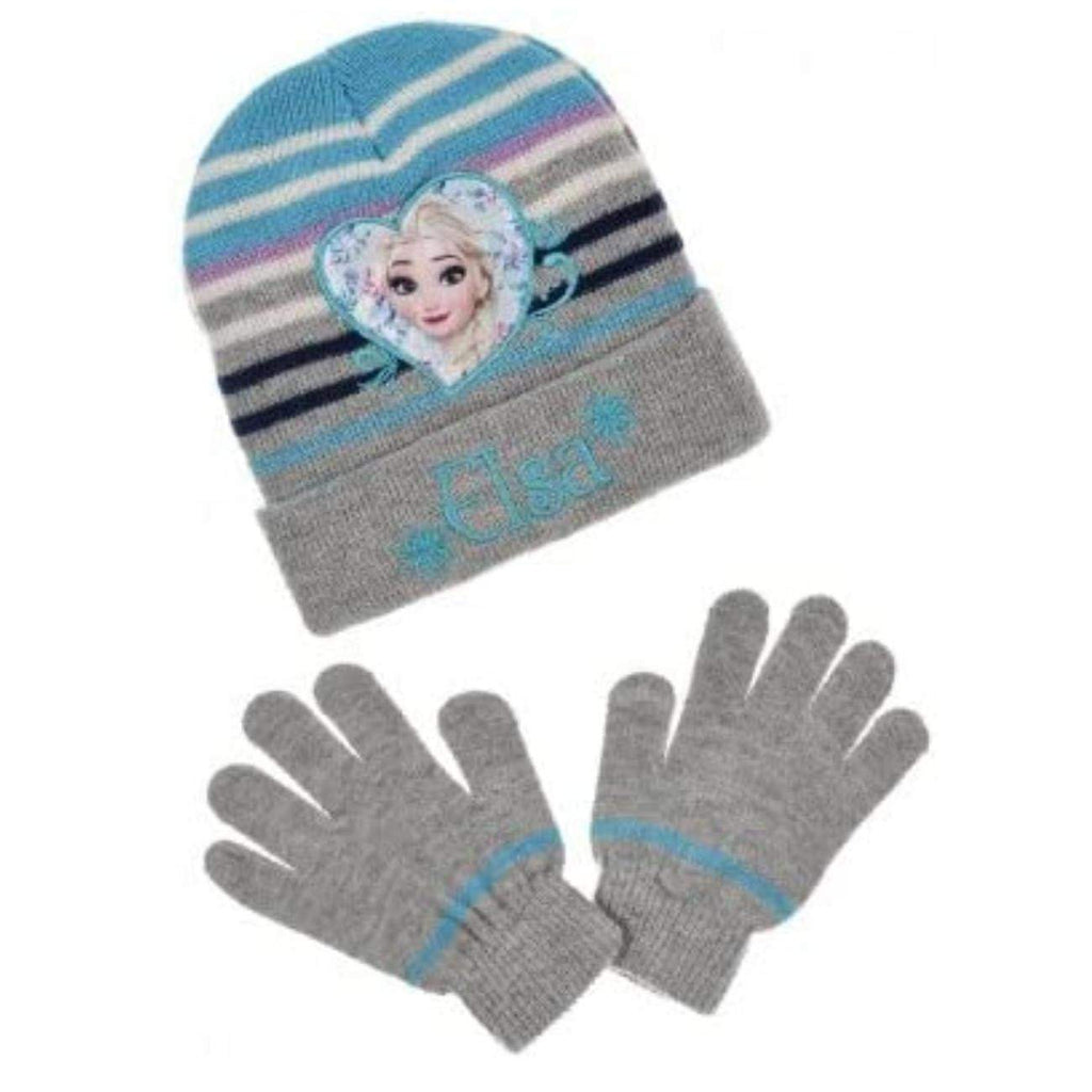 Disney Frozen Girls Hat and Gloves Set - Super Heroes Warehouse
