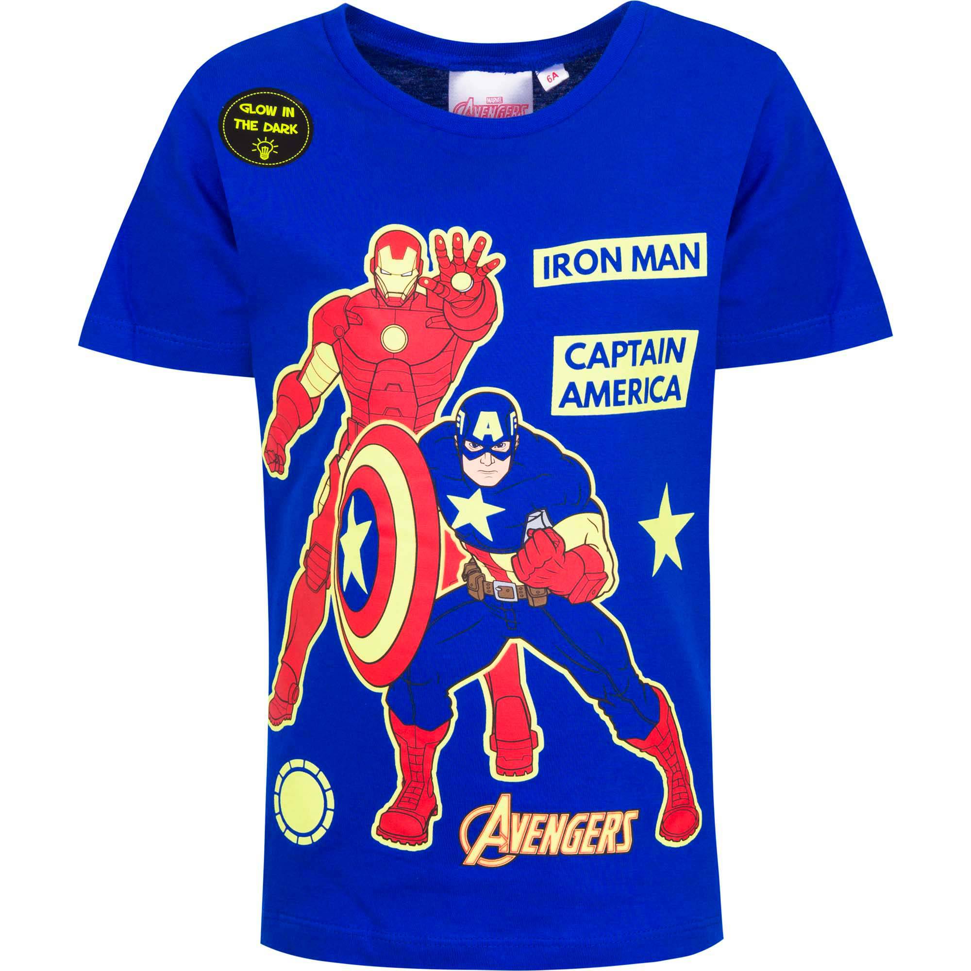 Marvel Avengers Kids T-Shirt - Glow In The – SuperHeroes Warehouse