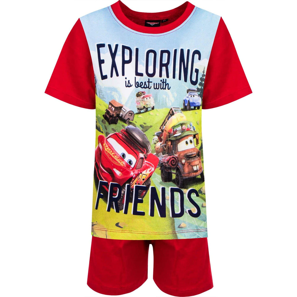 Disney Cars Kids 3-8Y Pyjama Short Set Nightwear McQueen - Super Heroes Warehouse