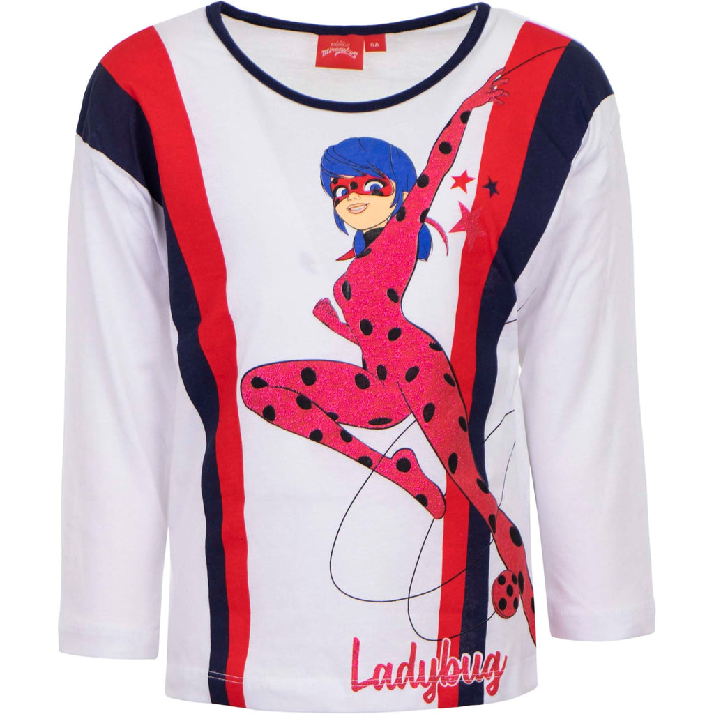 Miraculous Ladybug Kids 3-8Y Long Sleeve T-Shirt - Super Heroes Warehouse