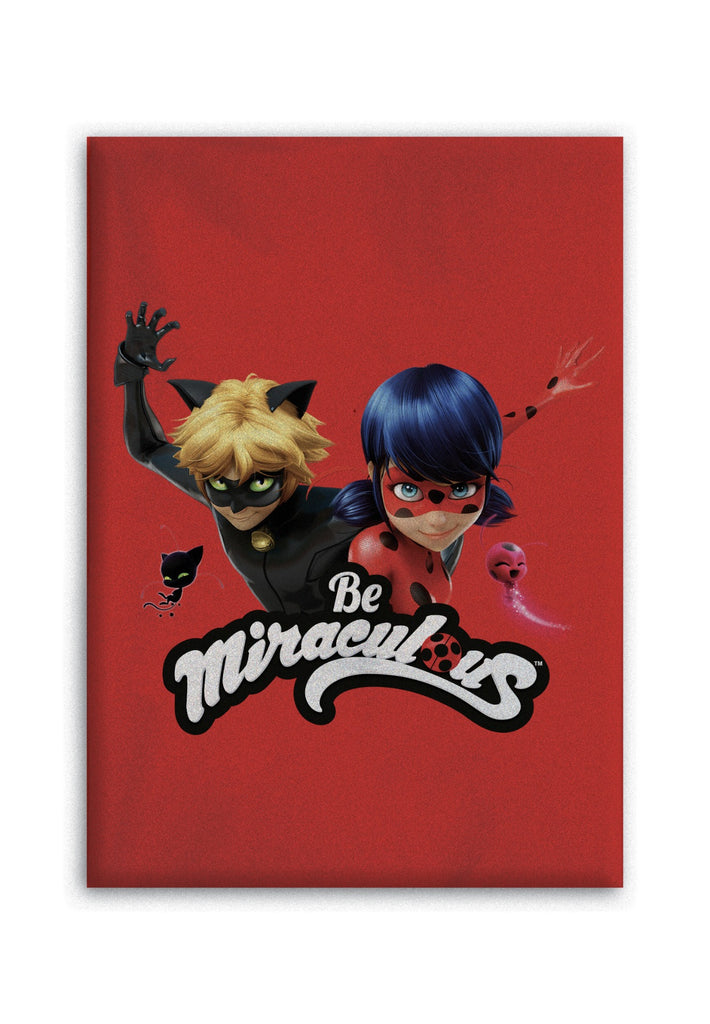 Miraculous Kids Fleece Blanket Throw Ladybug & Cat Noir - Super Heroes Warehouse