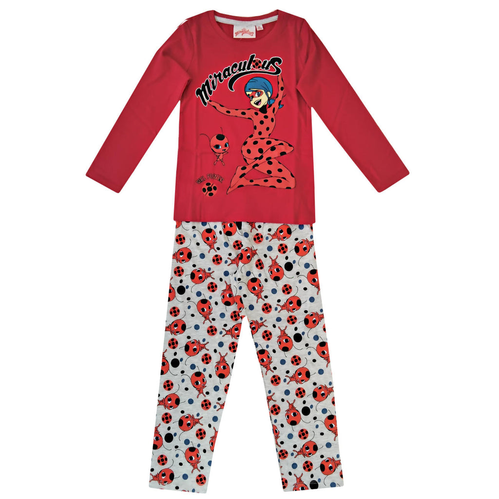 Miraculous Kids 4-10Y Pyjama Long Set - Ladybug - Super Heroes Warehouse