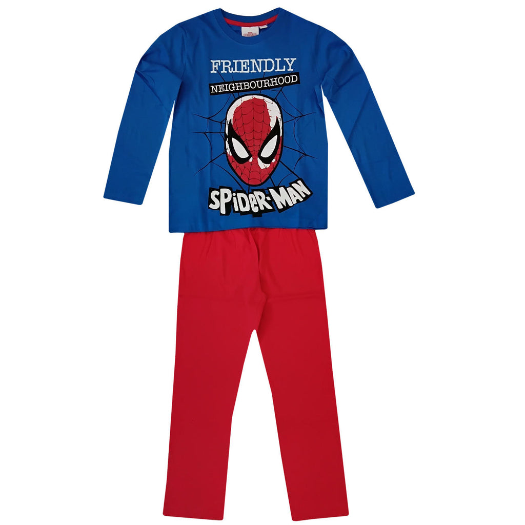 Spiderman Kids 3-10Y Pyjama Long Set - Super Heroes Warehouse
