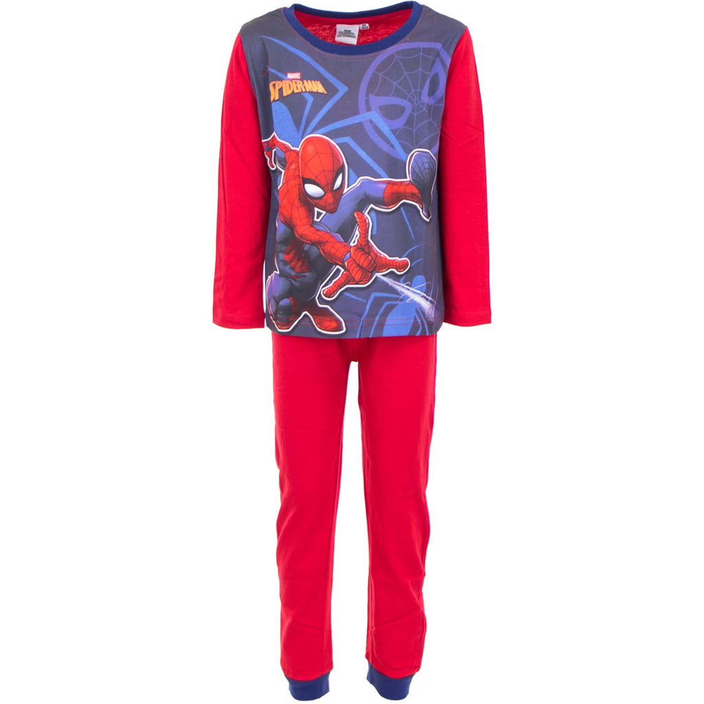 Spiderman Kids 2-8Y Long Pyjama Set - Super Heroes Warehouse
