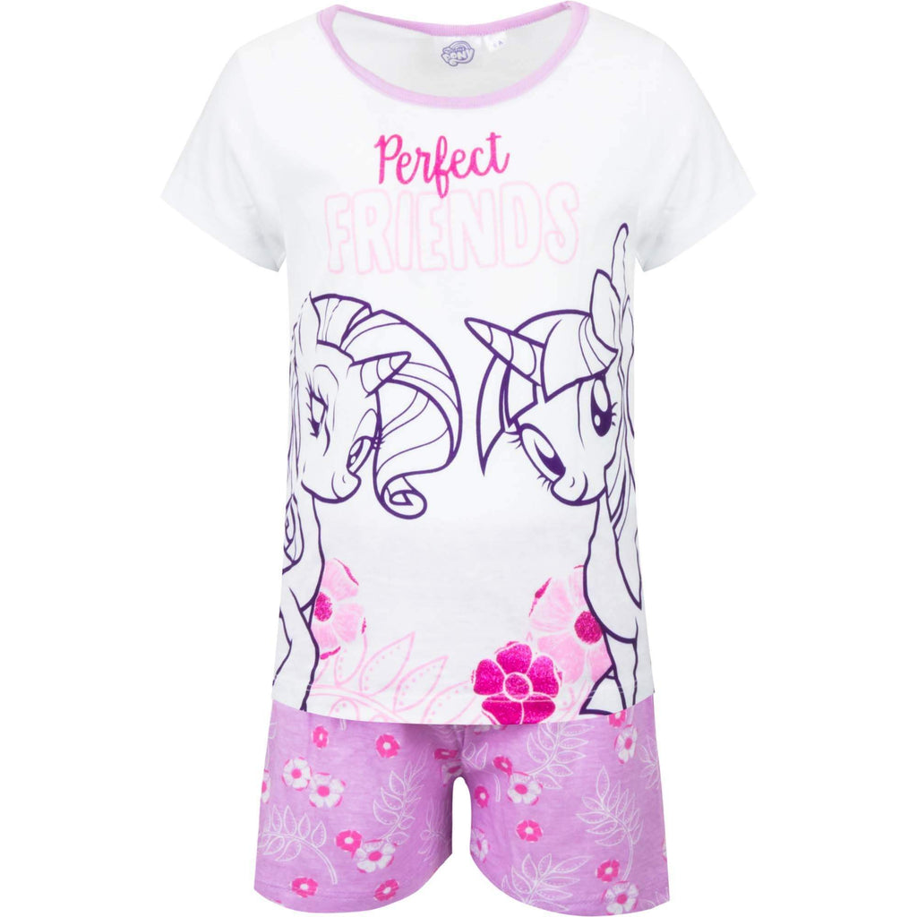 My Little Pony Girls Pyjama Set Cotton With Glitter - Super Heroes Warehouse