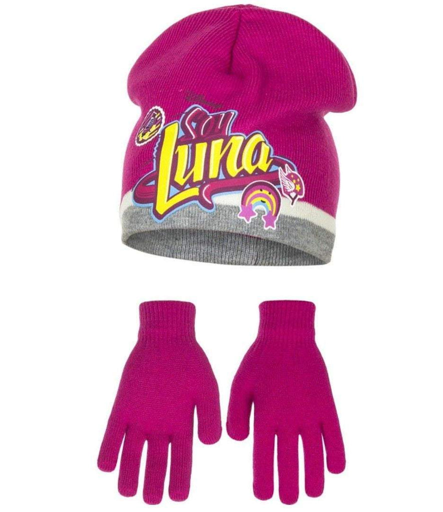 Disney Soy Luna Girls Hat and Gloves Set - Super Heroes Warehouse